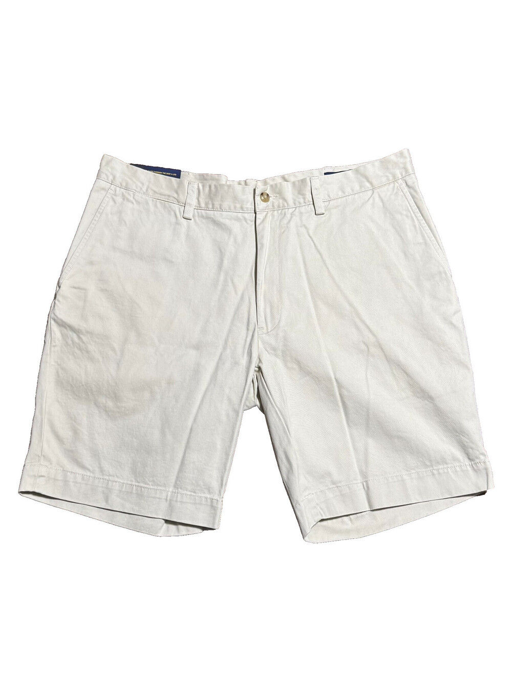 NWT Polo Ralph Lauren Short Mens 36 9" Inseam Classic Fit Flat Front Chino Beige